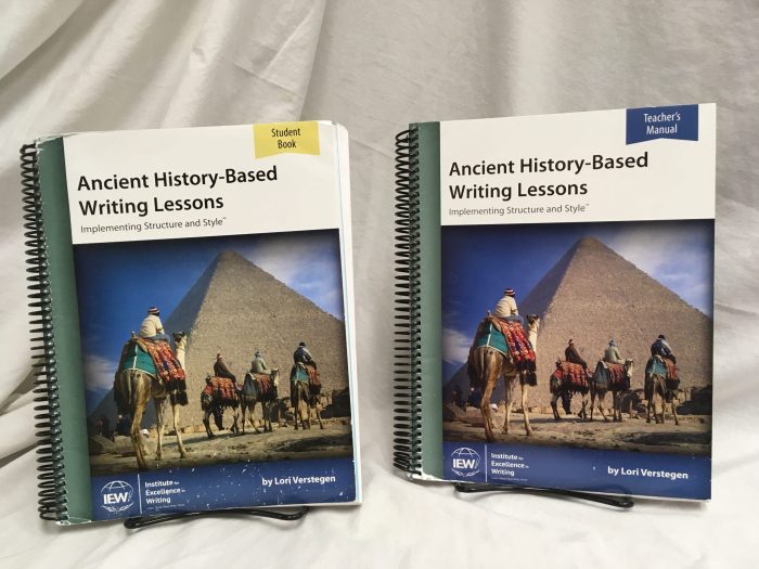 Iew us history based writing lessons