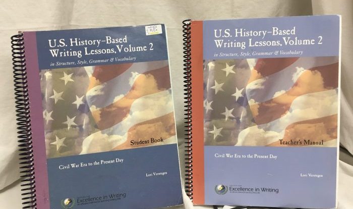 Iew us history based writing lessons