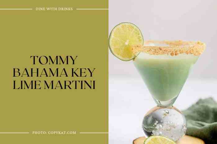 Tommy bahama key lime martini